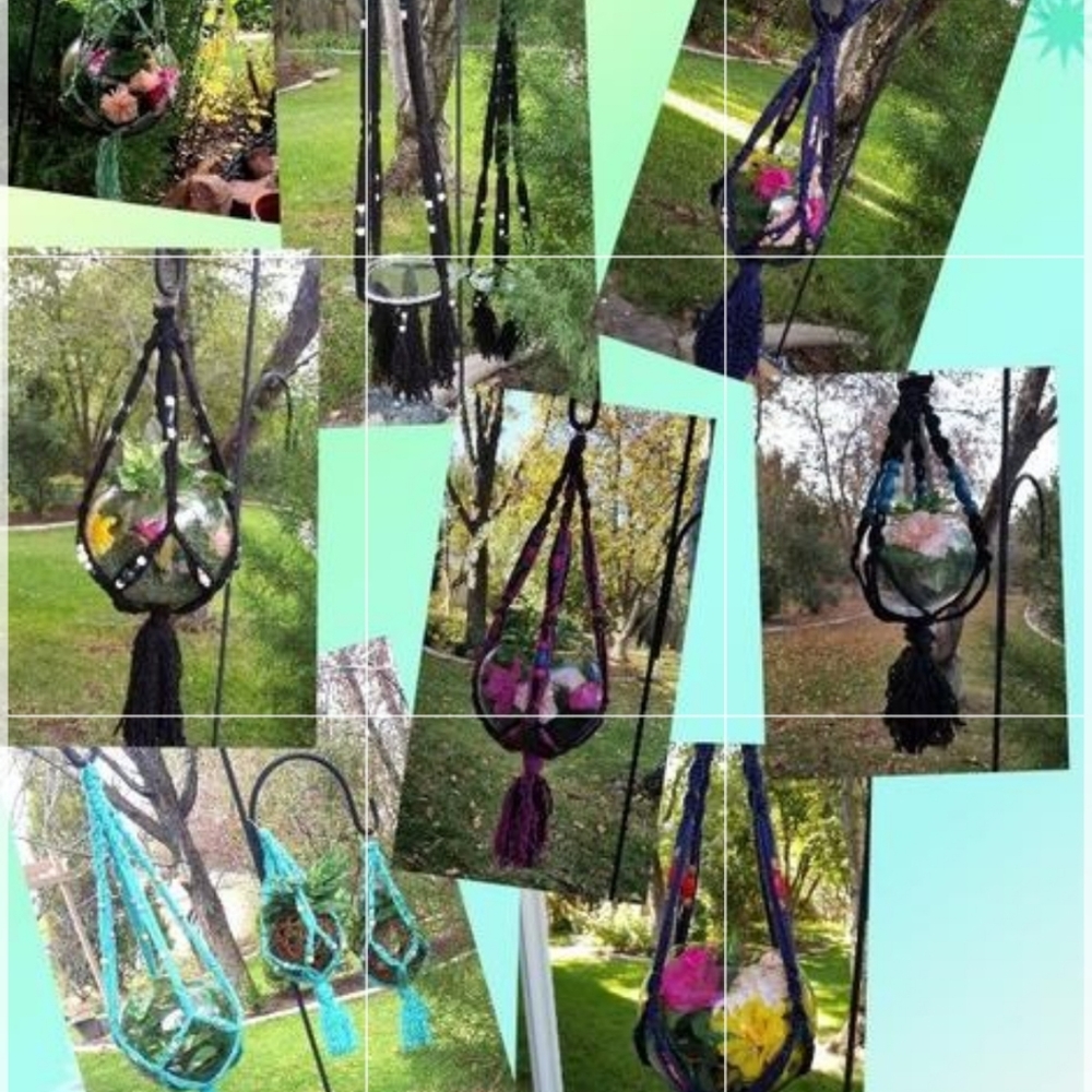 Personalized Macrame Plant Hangers